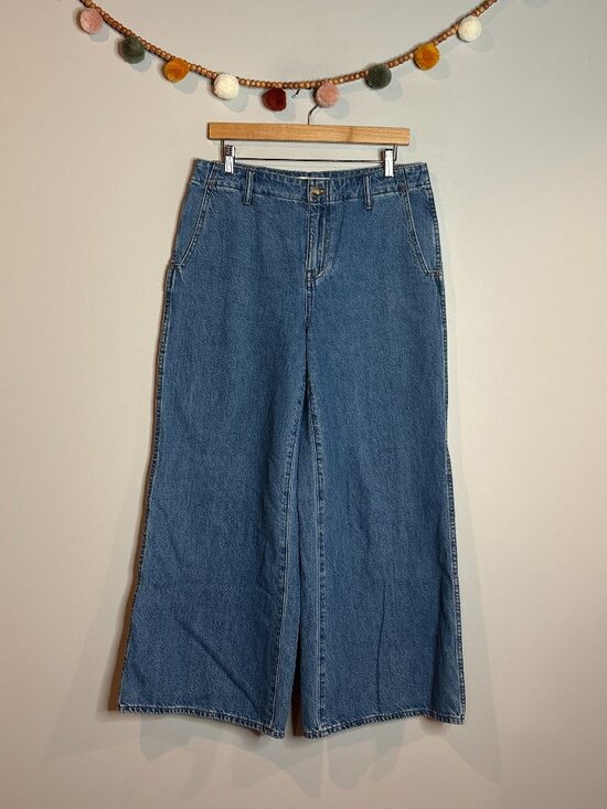 Madewell Denim - Madewell Wide Sweep Trouser jeans